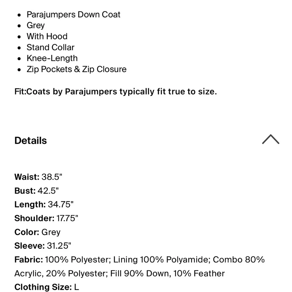 Women's Parajumpers Down Coat gray/green - Picture 4 of 4